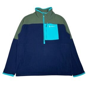 Cotopaxi abrazo half-zip fleece pullover men’s color block pullover xxl